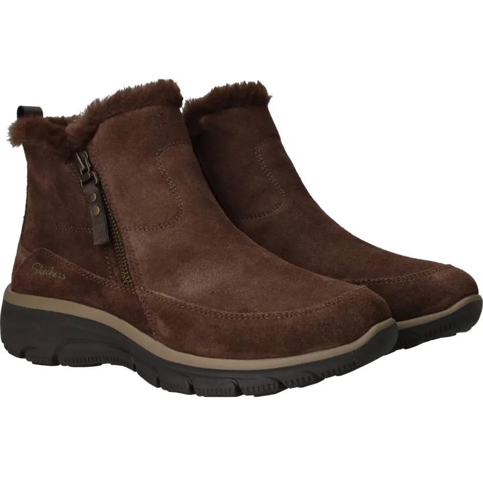 Skechers Relaxed Fit Easy Going Cool Zip enkellaarsjes bruin, foto 3