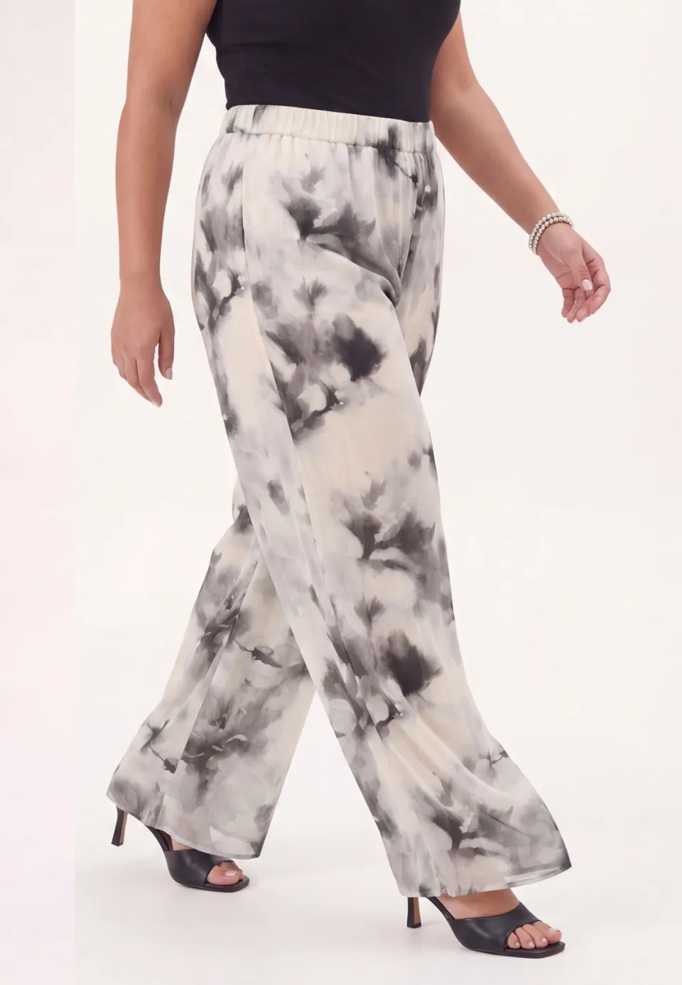 Yoek ETHEREAL broek met print grijs, foto 6