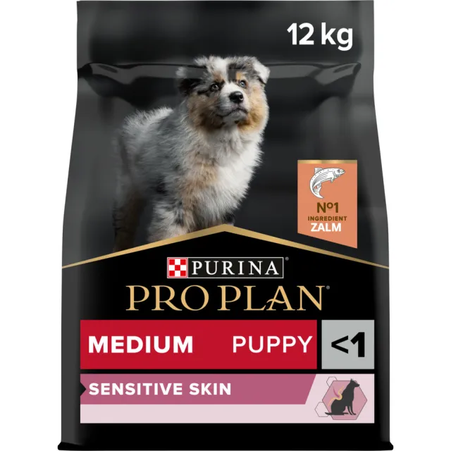 Pro Plan Medium Puppy Sensitive Skin zalm hondenvoer, foto 2