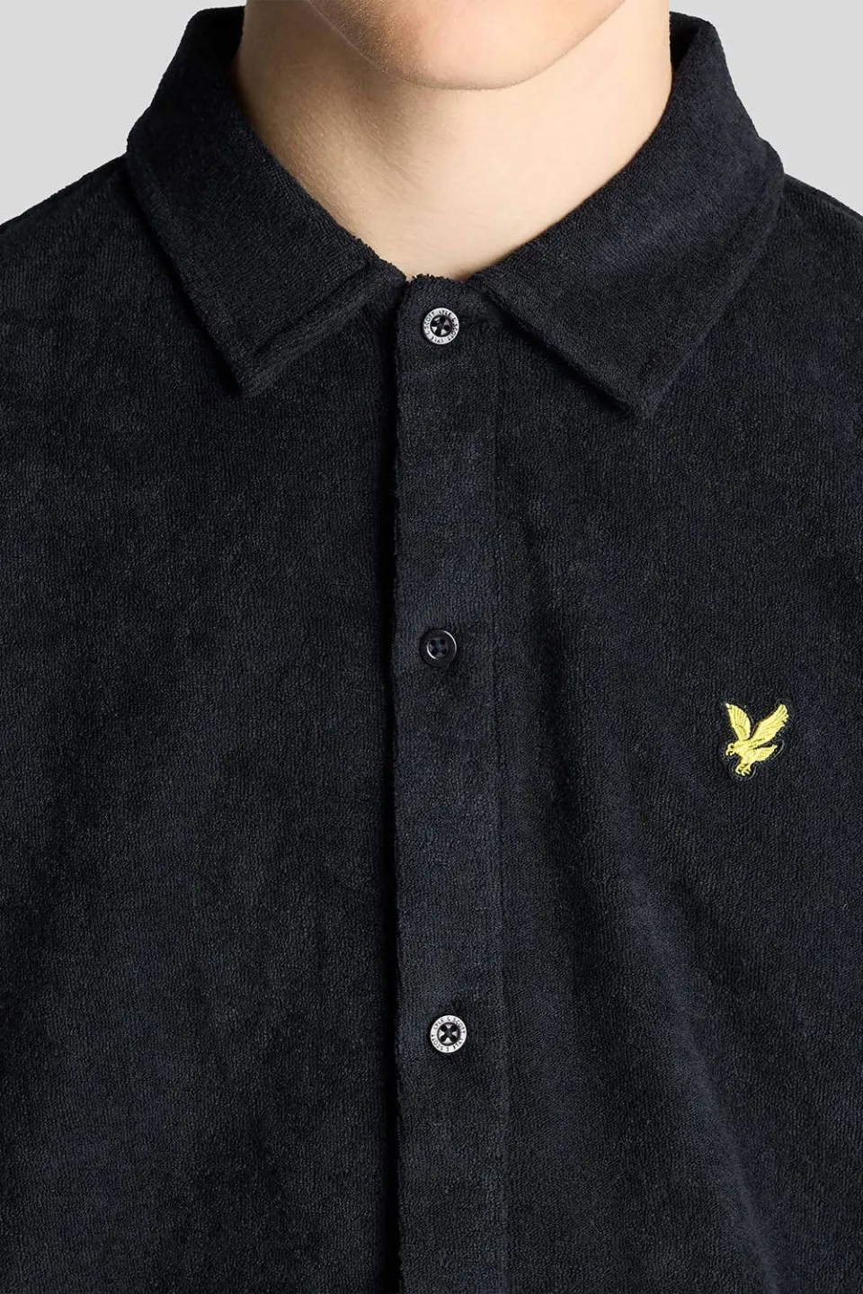Lyle & Scott overhemd donkerblauw, foto 5
