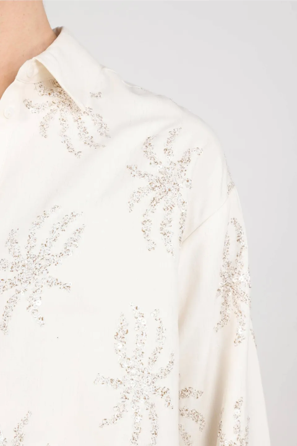 NUKUS Aster blouse ecru, foto 7