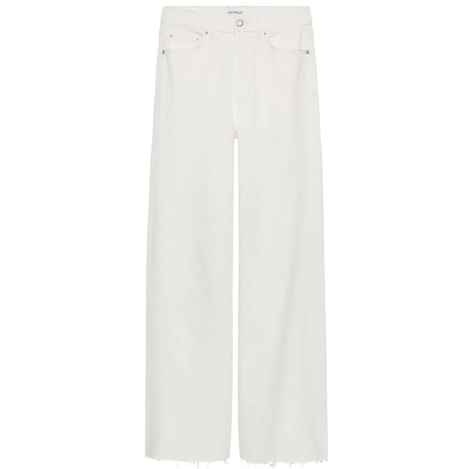 Catwalk Junkie high waist wide leg jeans wit, foto 2
