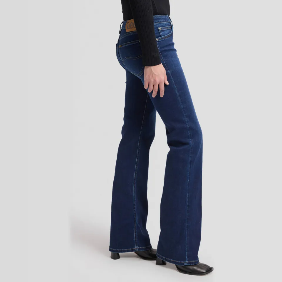 Lee bootcut jeans - donkerblauw, foto 4