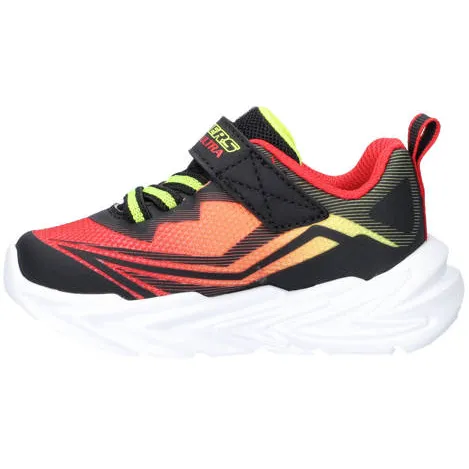 Skechers S Lights Flex-Glow Ultra sneakers met lichtjes zwart rood, foto 4