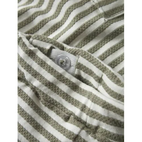 NAME IT BABY gestreepte cargobroek groen/wit, foto 4