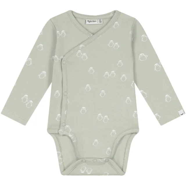 Babyface romper met print - lichtgroen
