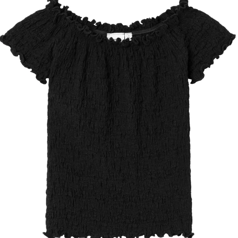 NAME IT off-shoulder top NKFHALISSE zwart, foto 2