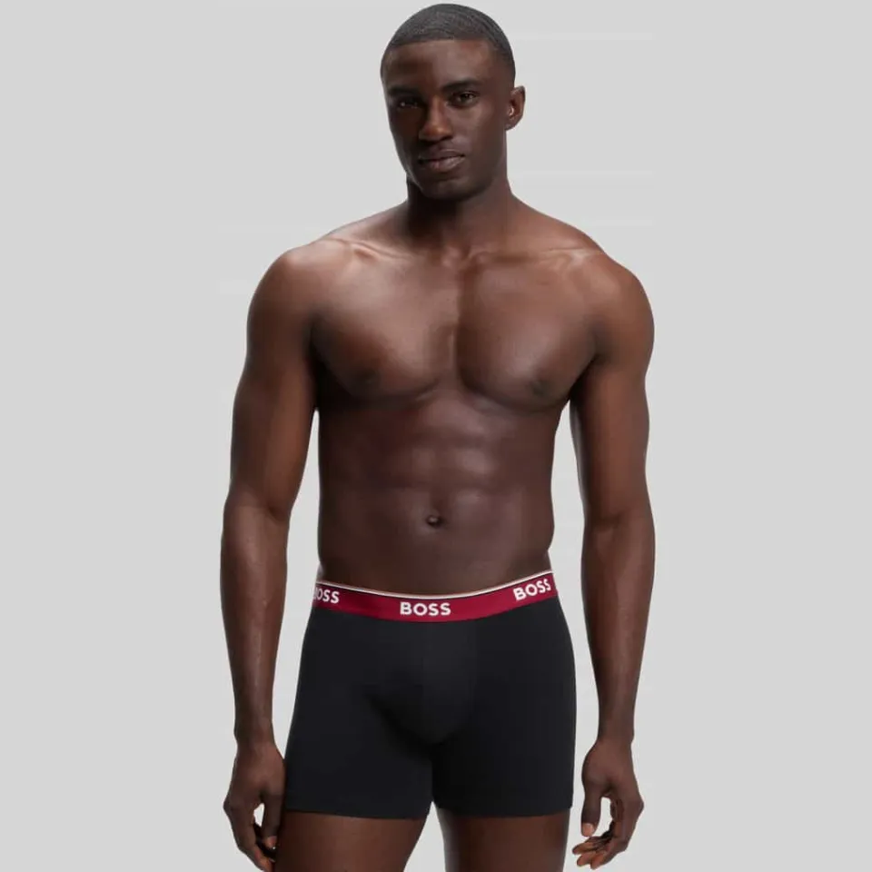 Boss Power boxershorts zwart set van 3