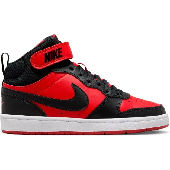 Nike Court Borough Mid 2 hoge sneakers rood zwart Rood/Zwart