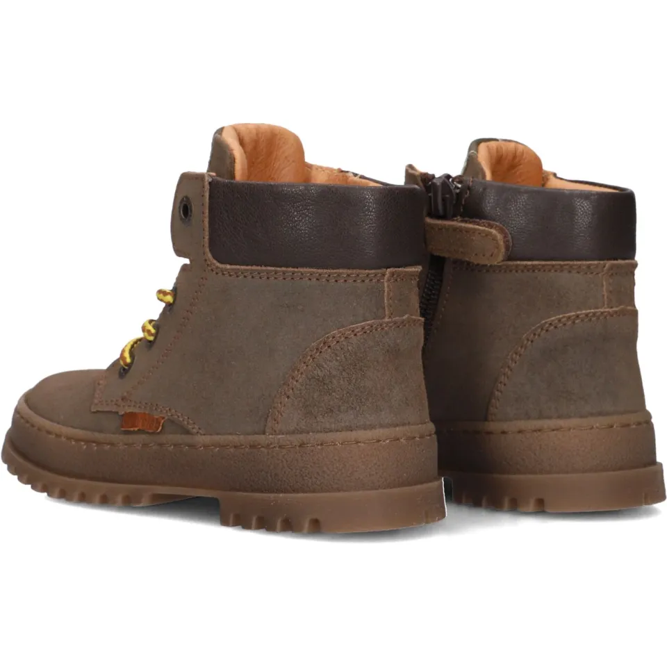 Develab leren enkelboots bruin, foto 4