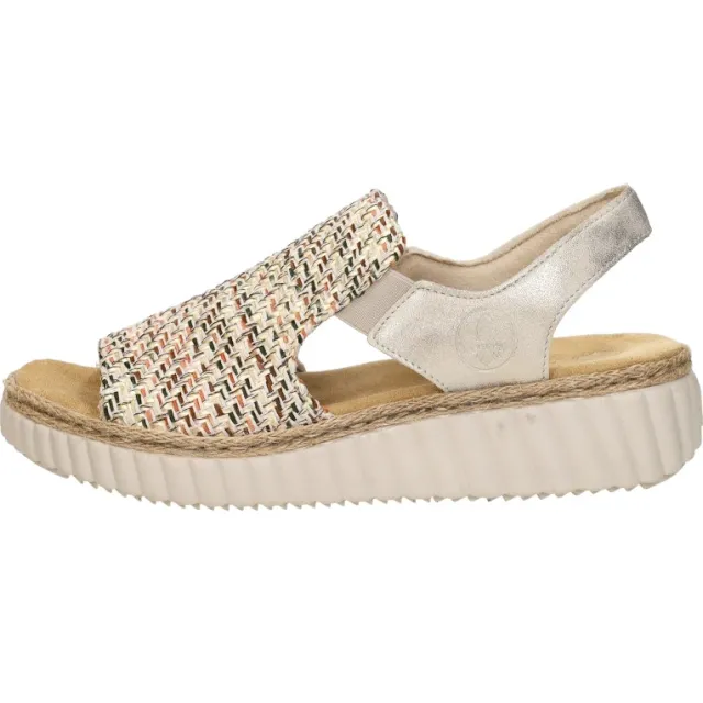 Rieker 62741 sandaal beige, foto 2