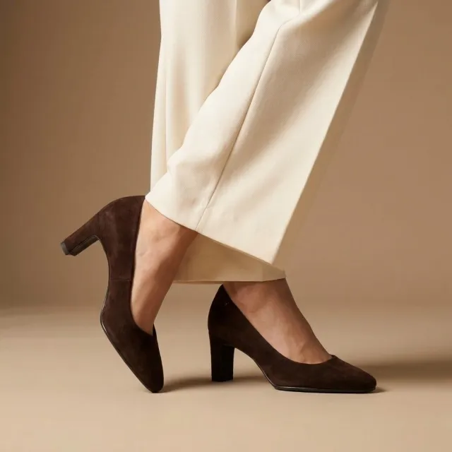 Tamaris pumps bruin, foto 8