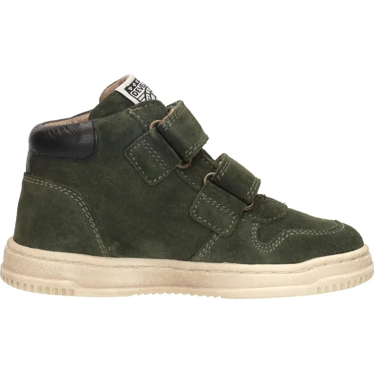 Develab Klittenband Hoog hoge sneakers groen
