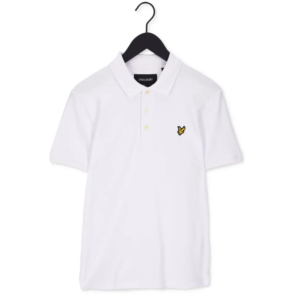 Lyle & Scott Heren Polo's & T-shirts Plain Polo Shirt - Wit, foto 2