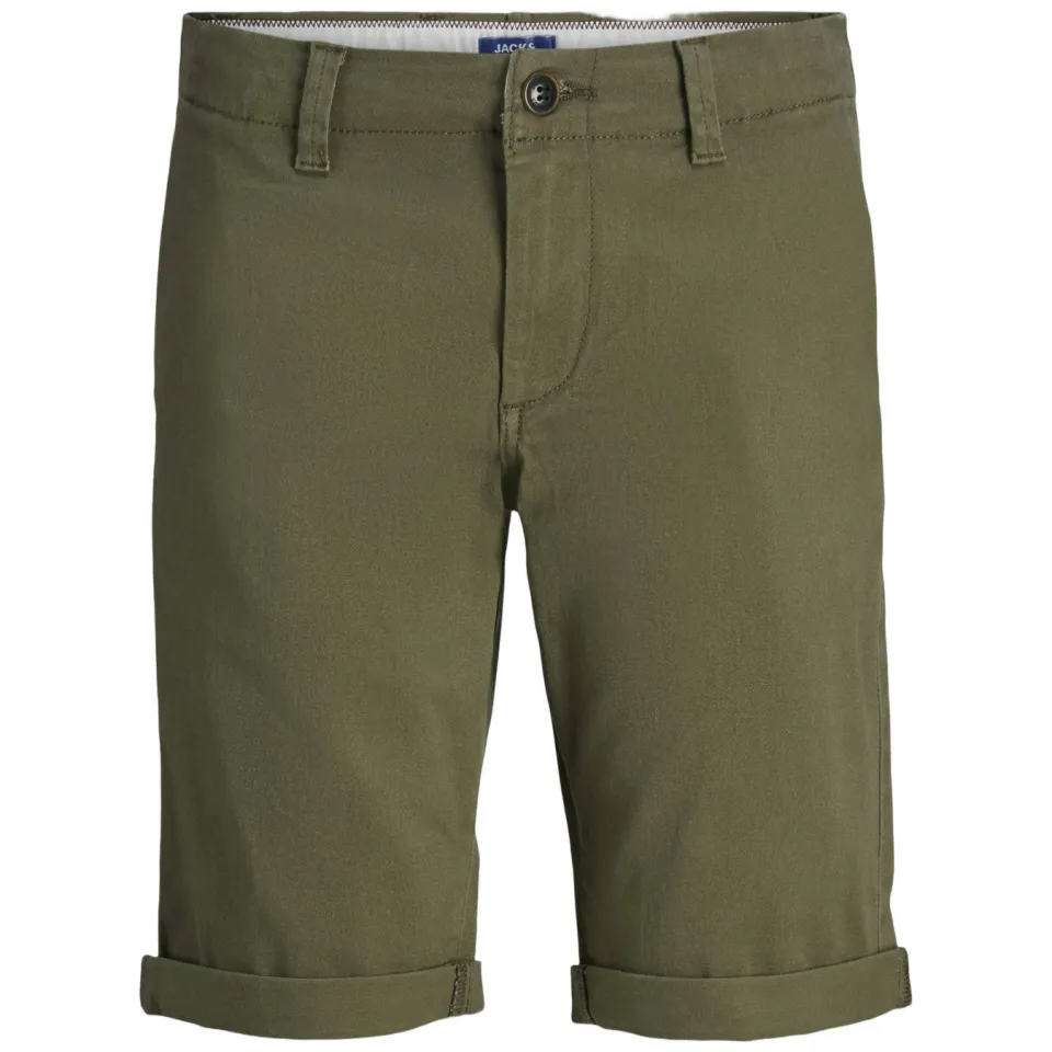 Jack & Jones Junior regular fit gebreide chino short dusty olive, foto 2
