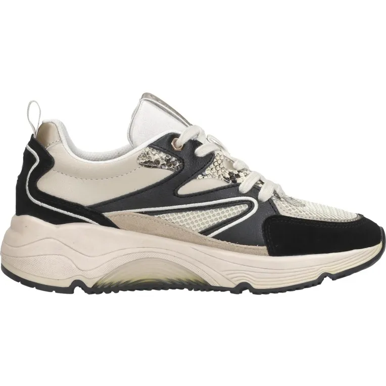 Cruyff Madina lage sneakers wit Zwart