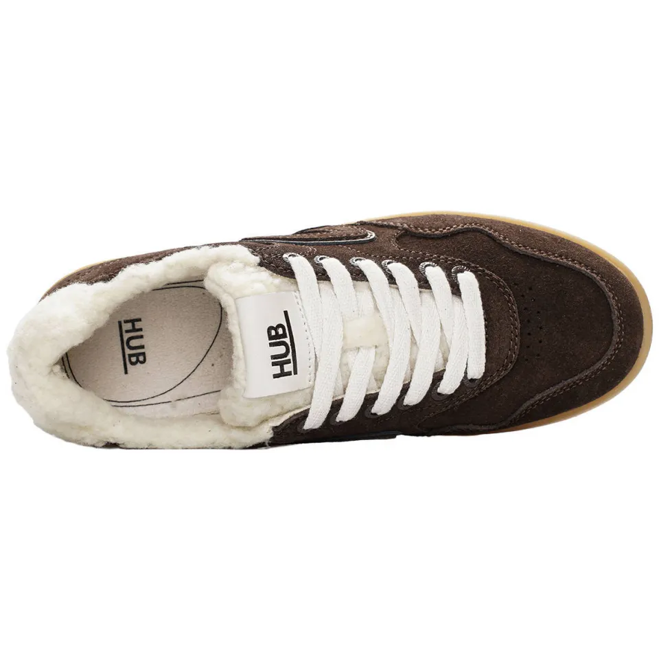 Hub Vancouver S57 suède sneakers - donkerbruin, foto 6