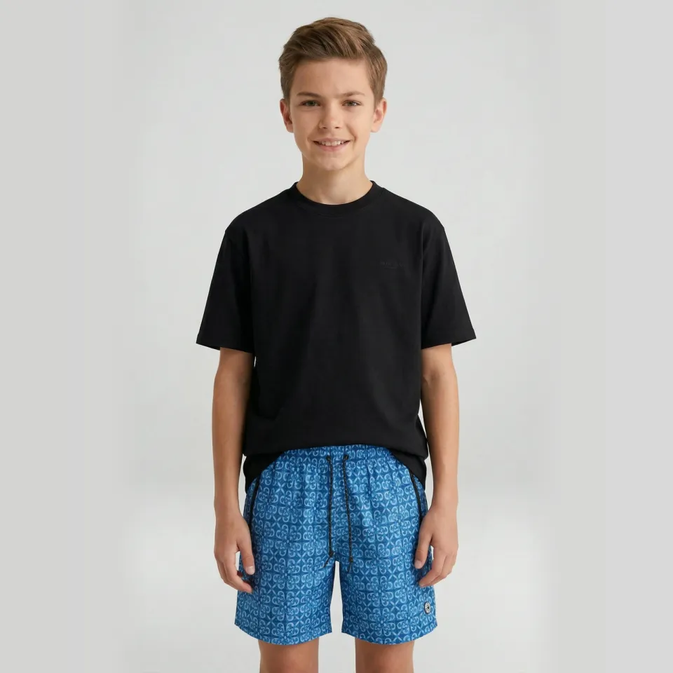 Cars zwemshort met all over print blauw, foto 4