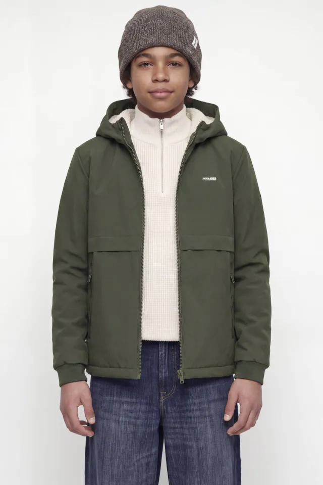 Jack & Jones winterjas donkergroen