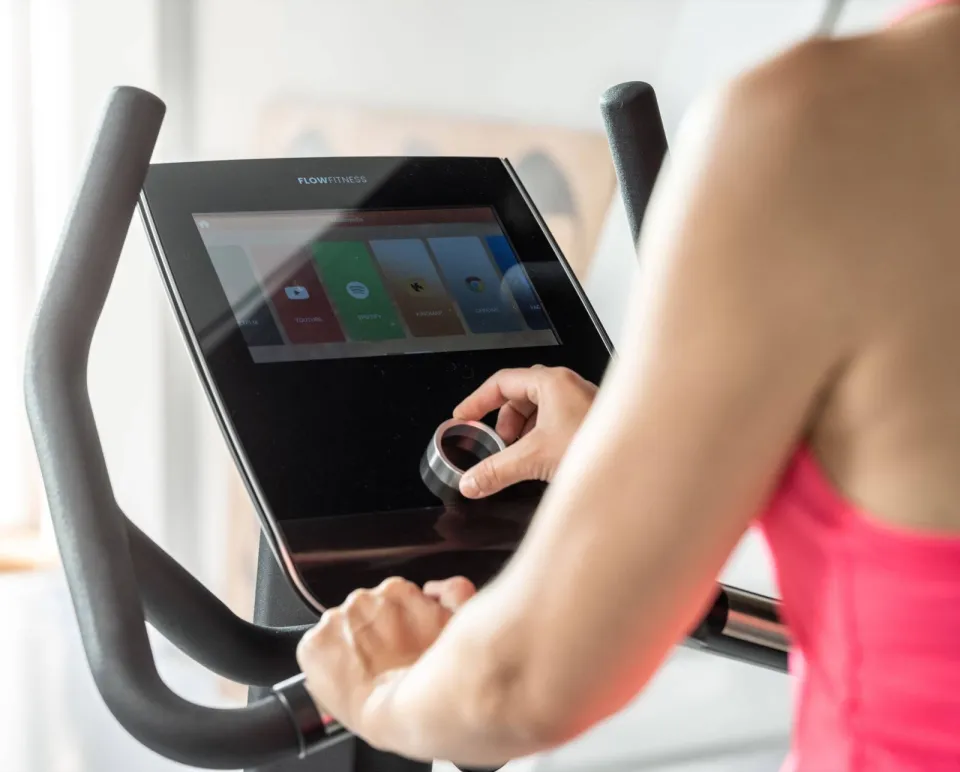 Flow Fitness Perform B5s hometrainer zwart, foto 5