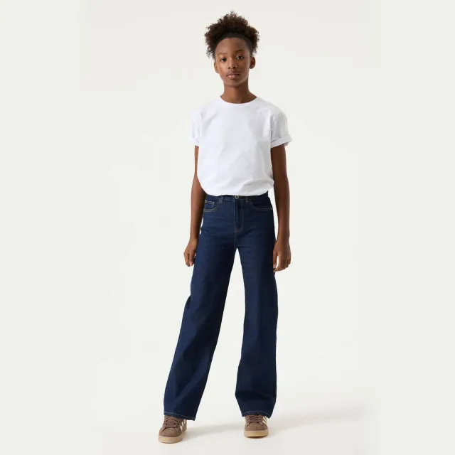 Garcia Ilvy straight leg jeans - donkerblauw Dark blue denim