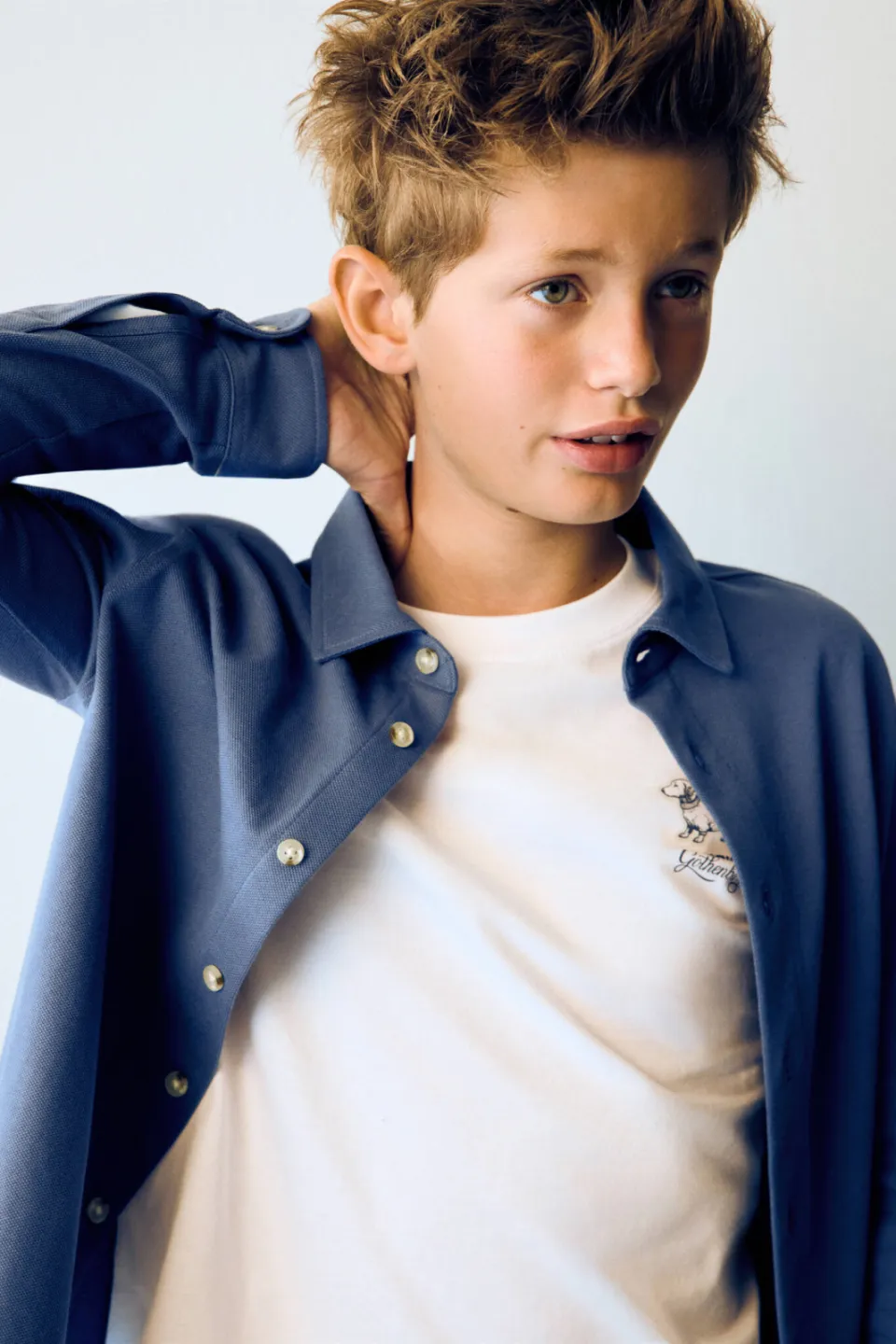 Mango Kids overhemd - blauw, foto 5