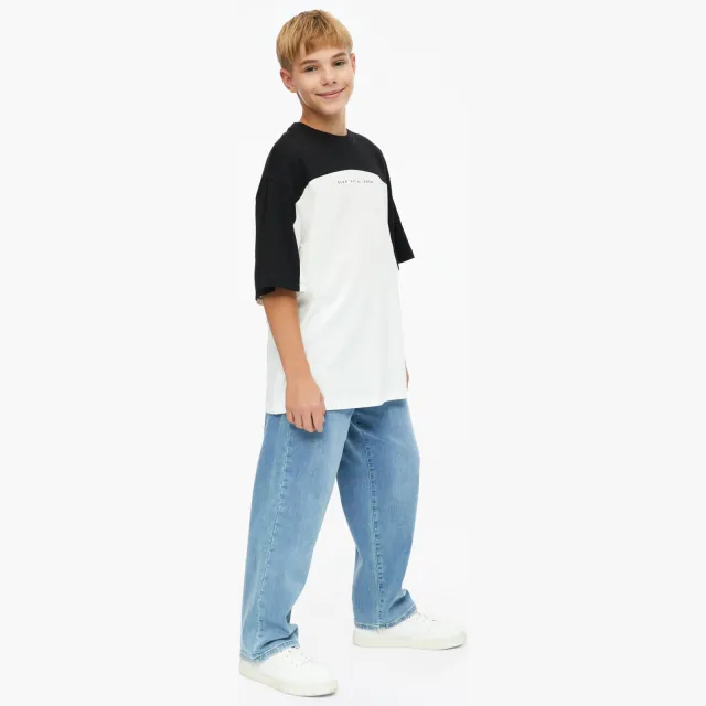 s.Oliver T-shirt met backprint wit