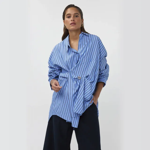 AMAYA Amsterdam Amara blouse lichtblauw, foto 4