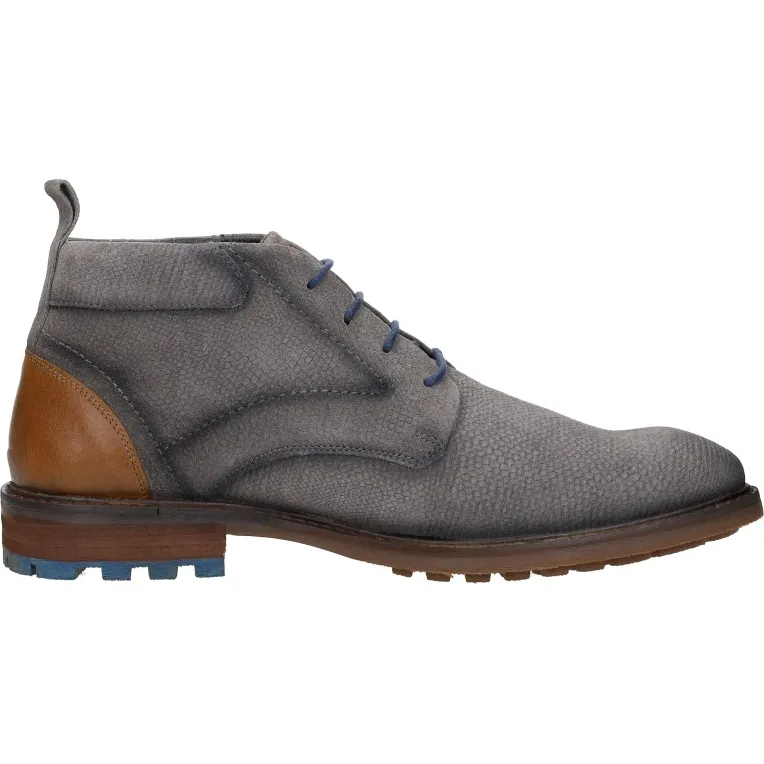 Sub55 veterschoenen hoog grijs