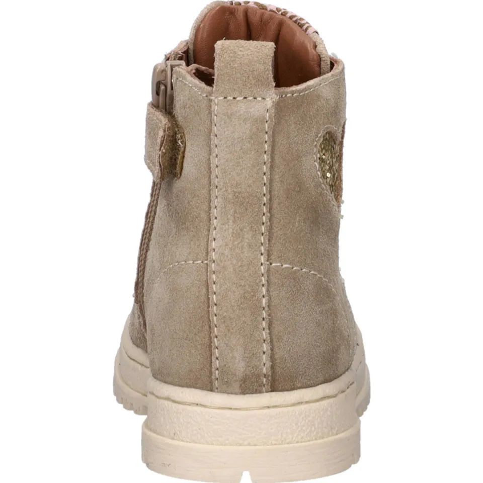 Nelson Kids suède veterboots taupe, foto 2