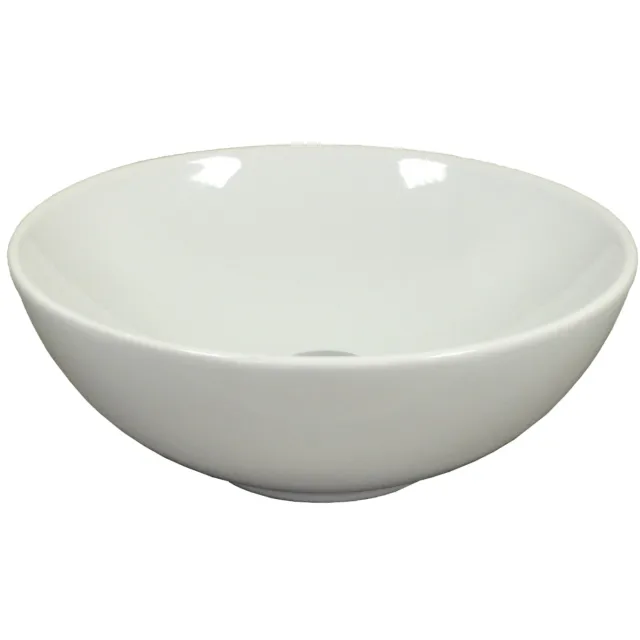 Sanicare Waskom Sanicare Rondo 40x40x15,5 cm Wit Keramiek (exclusief waste)