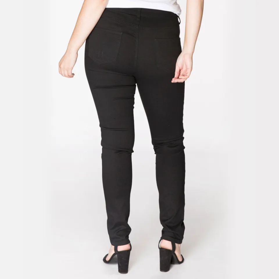 Yoek Jeans destroyed | Zwart, foto 4