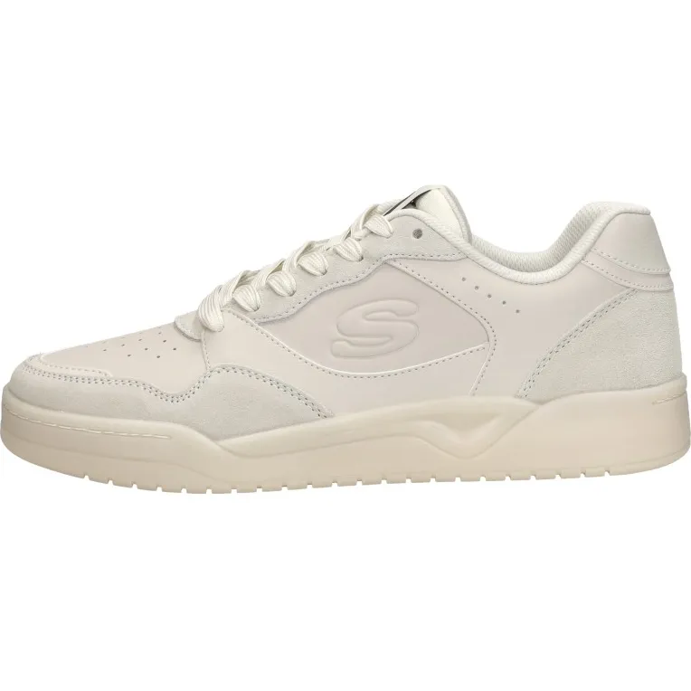Skechers Koopa Court Volley Low Varsity Sneakers Heren Beige, foto 2