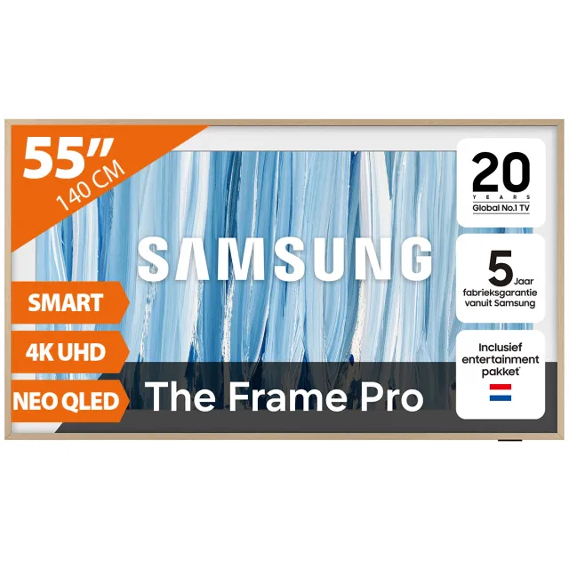 Samsung F-QE55LS03HW (2026) - 55 inch - QLED TV Zwart