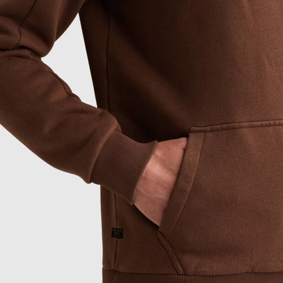 PME Legend regular fit hoodie met borduursels - bruin, foto 5