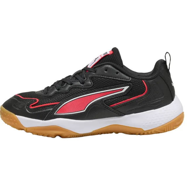 Puma Solarflash junior imitatieleren voetbalschoenen - zwart/rood, foto 2