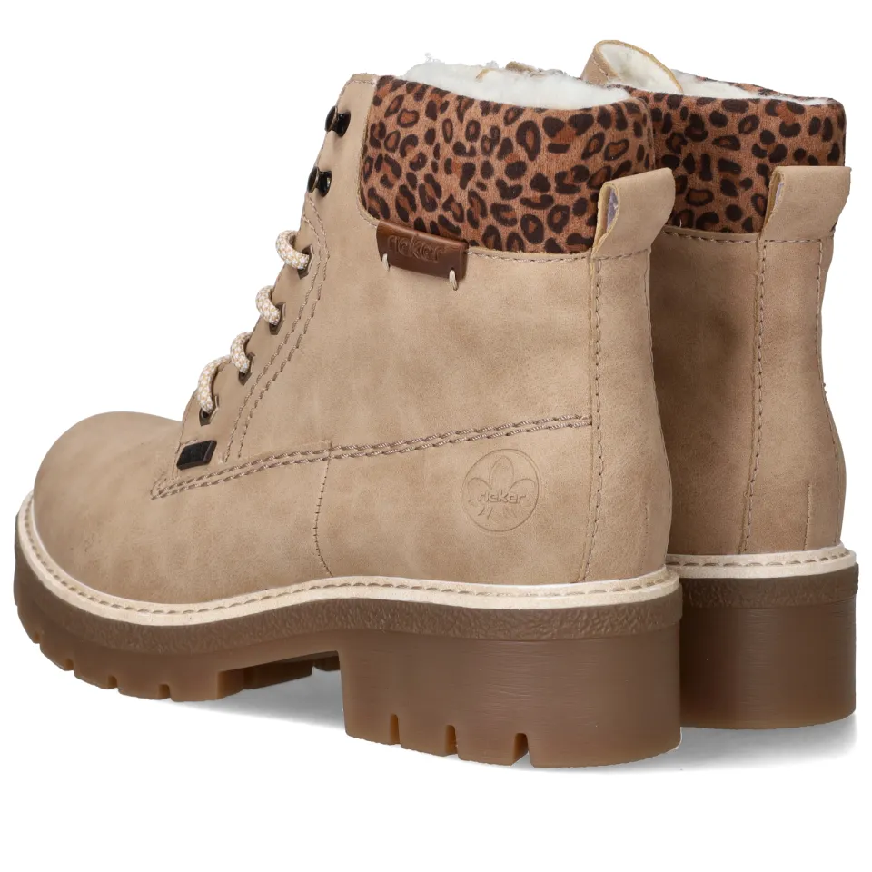 Rieker veterboots beige, foto 3