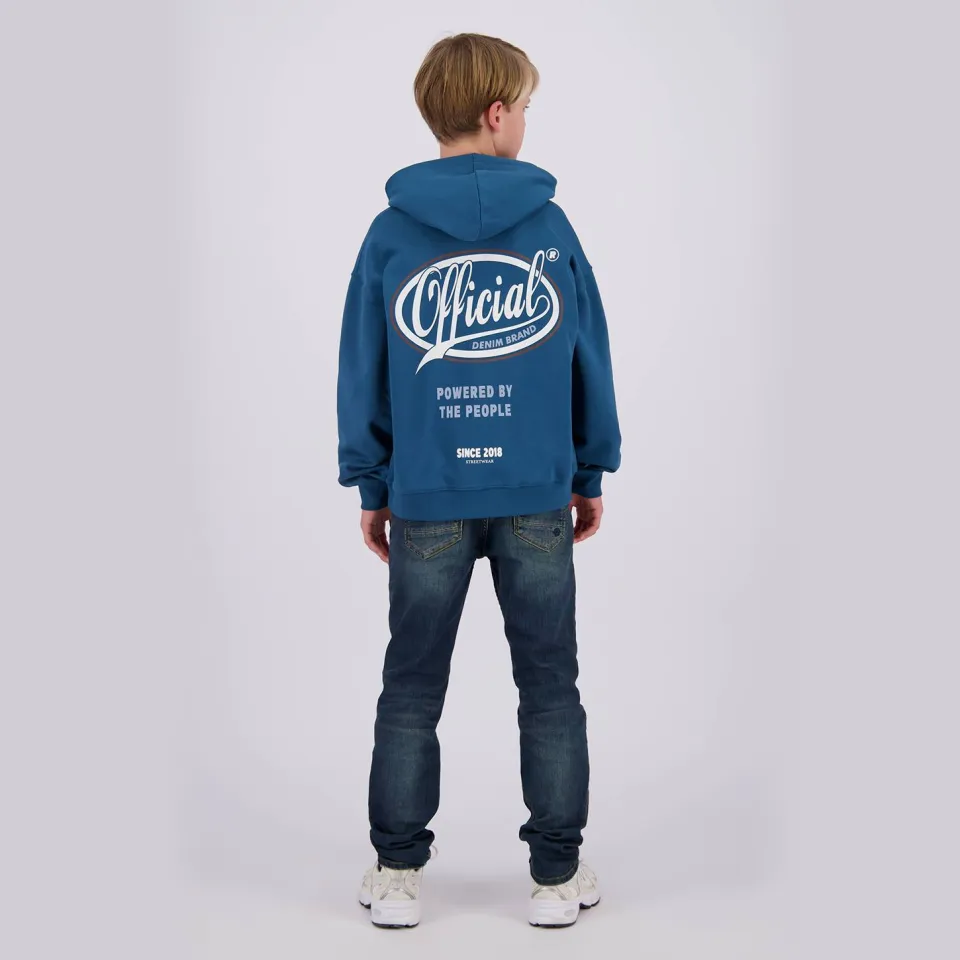 Raizzed oversized hoodie met backprint - blauw, foto 5