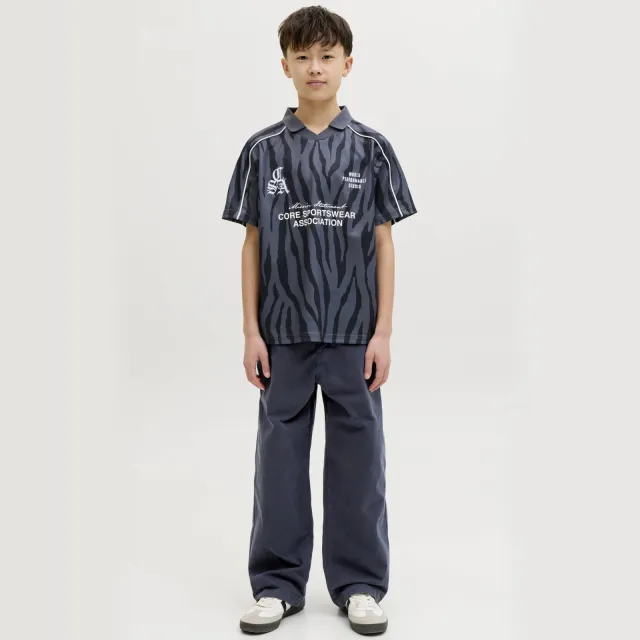 Jack & Jones Junior baggy casual broek donkerblauw