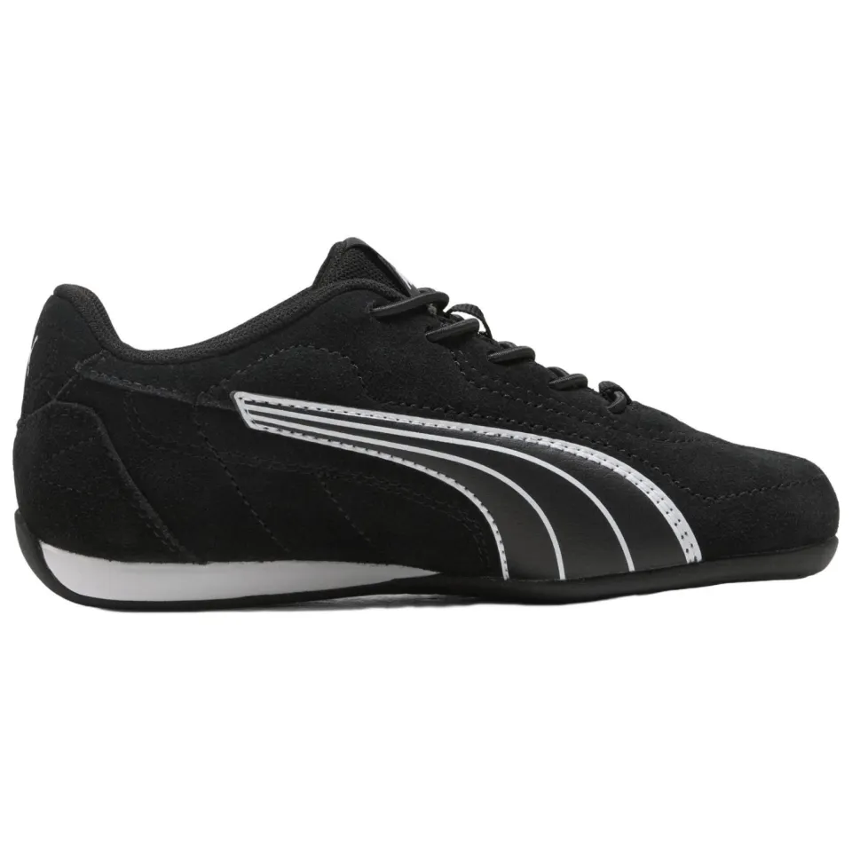 Puma Catch suède sneakers - zwart/wit