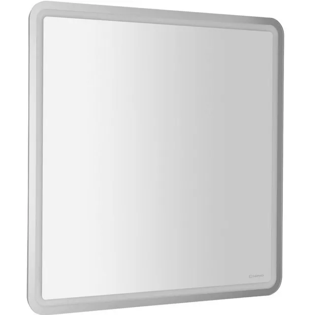 Sapho Badkamerspiegel Sapho NYX 80x80 cm LED-Strips Aluminium