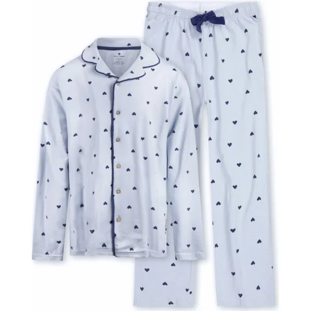Little Label pyjama met hartjes print blauw, foto 2