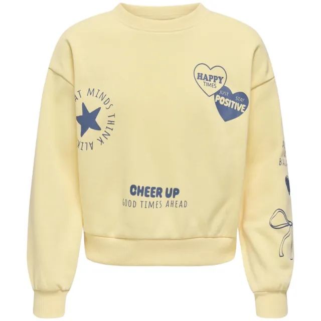 Only KIDS ONLY GIRL sweater met print - geel