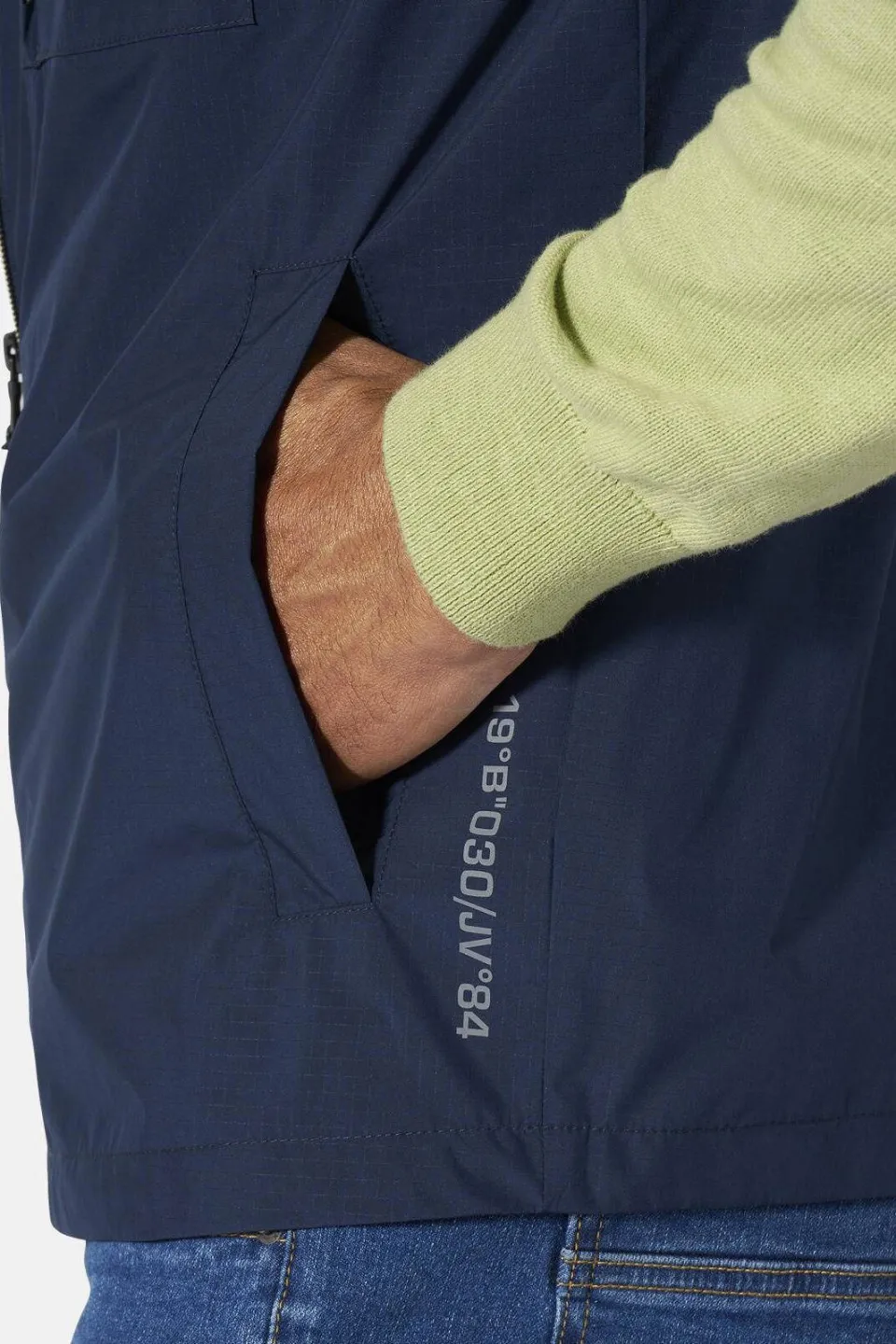 Jan Vanderstorm TJORM outdoor vest donkerblauw, foto 5