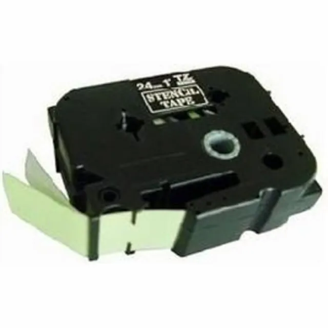 Brother STe-151 Tape Zwart op transparant (24 mm)