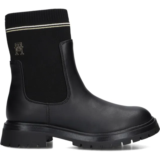 Tommy Hilfiger laarzen met profielzool zwart, foto 2