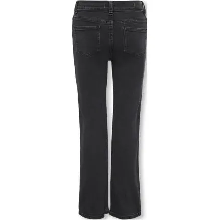 KIDS ONLY GIRL wide leg high waist wide leg jeans black denim, foto 3