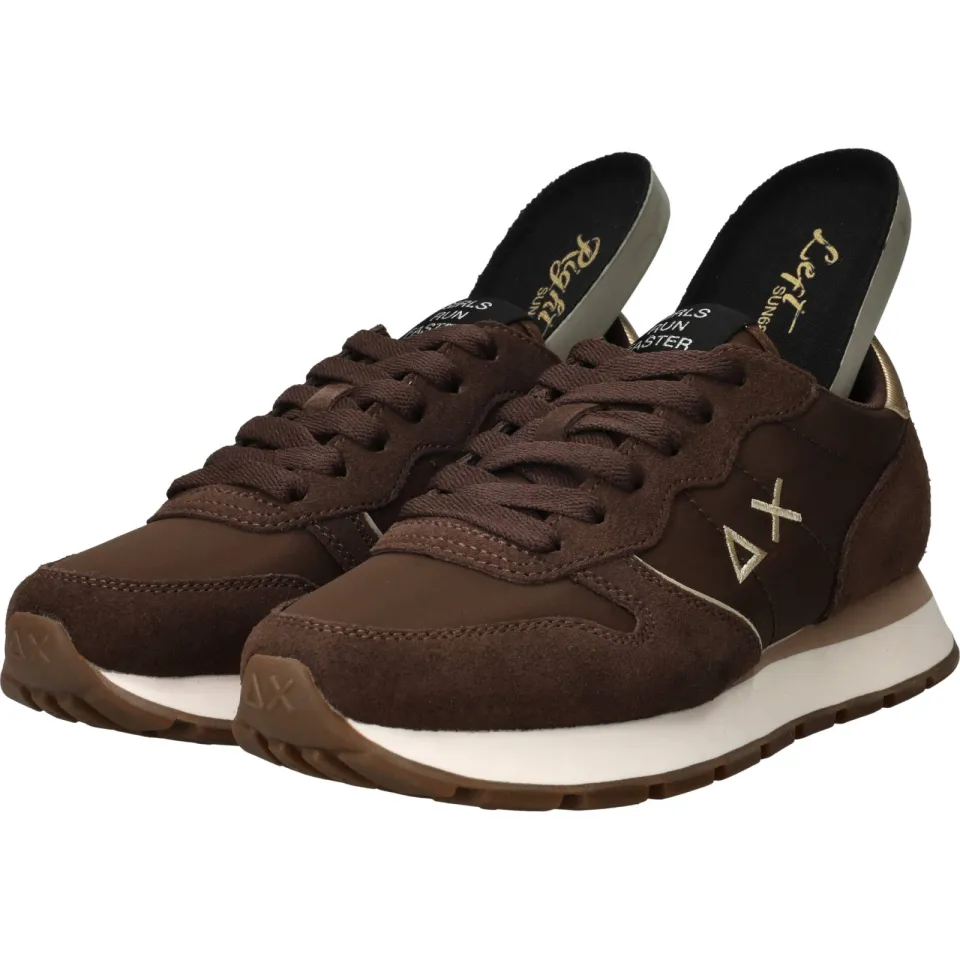 Sun68 Ally Silver Gold sneaker bruin, foto 6