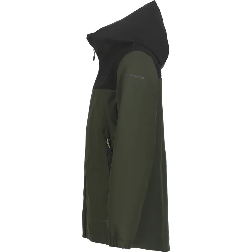 Icepeak Konan JR softshell jas donkergroen, foto 3
