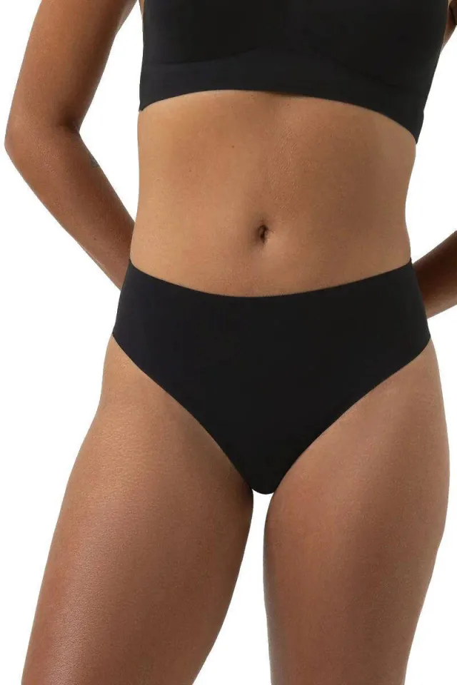 Mey Invisibles high waist string zwart